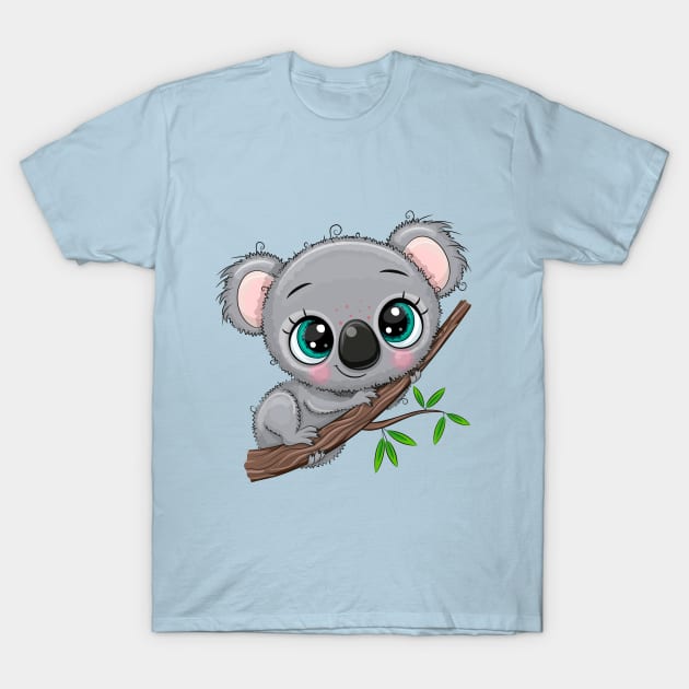 Cute Koala T-Shirt by Reginast777
